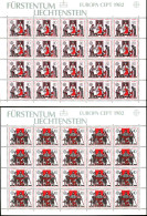 LIECHTENSTEIN BLOCK KLEINBOGEN Nr 791-792 Postfrisch KL X18269E - Blocks & Kleinbögen