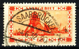 SAARGEBIET 1930 Nr 143 Zentrisch Gestempelt X3D331A - Oblitérés