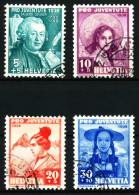 SCHWEIZ PRO JUVENTUTE Nr 331-334 Gestempelt X505A1E - Used Stamps