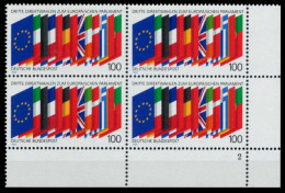 BRD BUND 1989 Nr 1416 Postfrisch VIERERBLOCK FORMNUMMER X76CD2A - Unused Stamps