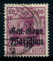 BES 1WK D-POST IN POLEN Nr 16b Gestempelt X776A96 - Occupation 1914-18