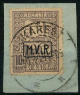 BES 1WK D-MV RUMÄNIEN Nr K4 Zentrisch Gestempelt Briefstück X779202 - Besetzungen 1914-18