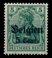 BES. 1WK LANDESPOST BELGIEN Nr 12II Postfrisch X77B662 - Occupazione 1914 – 18