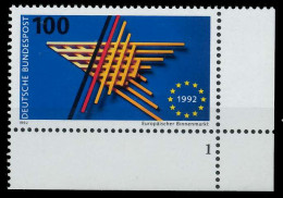 BRD BUND 1992 Nr 1644 Postfrisch FORMNUMMER 1 X7E4752 - Ungebraucht