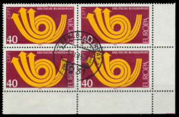 BRD BUND 1973 Nr 769 Zentrisch Gestempelt VIERERBLOCK ECKE-U X7EB0AE - Used Stamps
