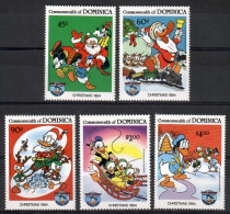 Dominica 1984 Mi 894-898 MNH  (ZS2 DMN894-898) - Disney