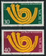 BRD BUND 1973 Nr 768-769 Zentrisch Gestempelt X84FCFA - Used Stamps