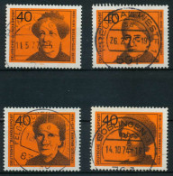 BRD 1974 Nr 791-794 Zentrisch Gestempelt X850106 - Used Stamps