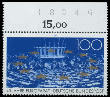 BRD BUND 1989 Nr 1422 Postfrisch ORA X85AACE - Ongebruikt