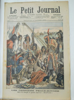 LE PETIT JOURNAL N°725 - 9 OCTOBRE 1904 - LES DERNIERS INDIENS D'AMERIQUE -PEAUX-ROUGES - CIRQUE : ELEPHANT CONTRE TIGRE - Le Petit Journal