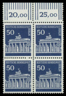 BERLIN DS BRAND. TOR Nr 289 Postfrisch VIERERBLOCK ORA X8ED626 - Neufs