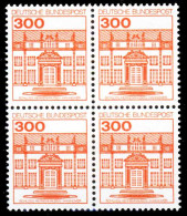 BRD DS BURGEN U. SCHLÖSSER Nr 1143 Postfrisch VIERERBLO S9884A2 - Unused Stamps