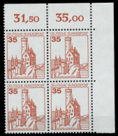 BRD DS BURGEN U. SCHLÖSSER Nr 1139 Postfrisch VIERERBLO X92B95E - Unused Stamps