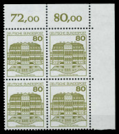 BRD DS BURGEN U. SCHLÖSSER Nr 1140 Postfrisch VIERERBLO X92B96A - Neufs