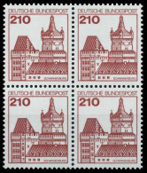 BRD DS BURGEN U. SCHLÖSSER Nr 998 Postfrisch VIERERBLOC S9886DA - Unused Stamps