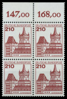 BRD DS BURGEN U. SCHLÖSSER Nr 998 Postfrisch VIERERBLOC X92BB6E - Unused Stamps