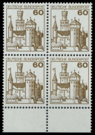 BRD DS BURGEN U. SCHLÖSSER Nr 917 Postfrisch VIERERBLOC X92BCA6 - Unused Stamps
