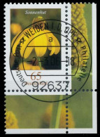 BRD BUND DS BLUMEN Nr 2524 Zentrisch Gestempelt ECKE-URE X34A73E - Used Stamps