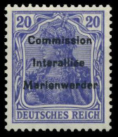 MARIENWERDER Nr 16BI Ungebraucht Gepr. X494392 - Altri & Non Classificati