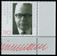 BRD BUND 1999 Nr 2067 Postfrisch ECKE-URE X5527A6 - Unused Stamps