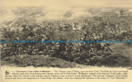 R659887 Panorama Of The Battle Of Waterloo. The Chemin Creux D Ohain Now Rue De - Monde