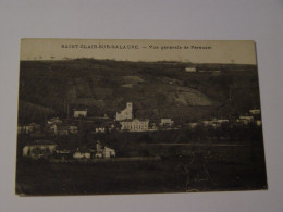 DROME-SAINT CLAIR SUR GALAURE-VUE GENERALE DE PEROUZET - Altri & Non Classificati