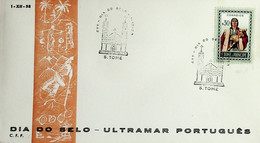 1958 São Tomé E Príncipe Dia Do Selo / Saint Thomas And Prince Stamp Day - Stamp's Day