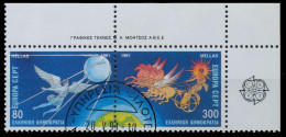GRIECHENLAND 1991 Nr 1777A-1778A Gestempelt WAAGR PAAR E X5D30FA - Used Stamps