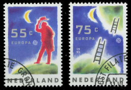 NIEDERLANDE 1991 Nr 1409-1410 Gestempelt X5D32E2 - Used Stamps