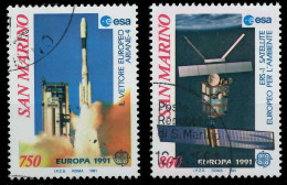 SAN MARINO 1991 Nr 1465-1466 Gestempelt X5D339E - Used Stamps