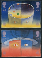 GROSSBRITANNIEN 1991 Nr 1337-1340 Gestempelt WAAGR PAAR X5D34B6 - Used Stamps
