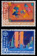 LIECHTENSTEIN 1992 Nr 1033-1034 Gestempelt X5D9196 - Used Stamps