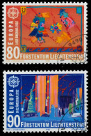 LIECHTENSTEIN 1992 Nr 1033-1034 Gestempelt X5D919E - Used Stamps