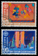 LIECHTENSTEIN 1992 Nr 1033-1034 Gestempelt X5D91AE - Used Stamps