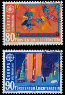 LIECHTENSTEIN 1992 Nr 1033-1034 Gestempelt X5D91C6 - Used Stamps