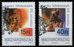 UNGARN 1992 Nr 4195-4196 Gestempelt X5DAC2E - Used Stamps