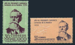 MEXICO 1959  CENTENARIO DEL NATALICIO PRESIDENTE CARRANZA Sc. 907-C246     ** - Messico