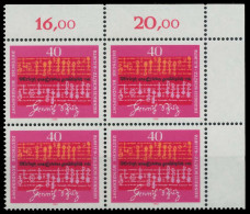 BRD BUND 1972 Nr 741 Postfrisch VIERERBLOCK ECKE-ORE X5F5FA6 - Neufs