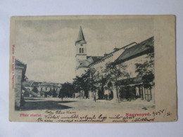 Romania-Aiud(Alba):Place Principale C.pos. Voyage 1903/Main Square Mailed Postcard 1903 - Romania