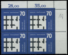 BRD BUND 1974 Nr 814 Postfrisch VIERERBLOCK ECKE-ORE X5FE2BA - Ungebraucht