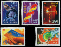 FRANKREICH 2001 Nr 3561-3565 Postfrisch X61F226 - Unused Stamps