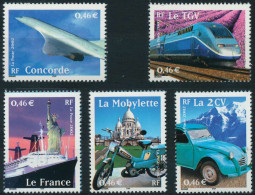 FRANKREICH 2002 Nr 3608-3612 Postfrisch X61F25A - Unused Stamps