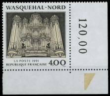 FRANKREICH 1991 Nr 2842 Postfrisch ECKE-ORE X6252EA - Unused Stamps