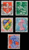 FRANKREICH 1960 Nr 1274-1278 Gestempelt X6254E6 - Used Stamps