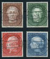 BRD BUND 1954 Nr 200-203 Zentrisch Gestempelt Charlottenburg X6425DE - Used Stamps
