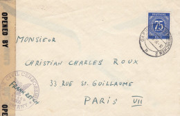 Bund Zensurpost Aus Dem Jahr 1946 Von Garmisch-Partenkirchen Nach Paris - Briefe U. Dokumente
