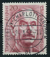 BRD BUND 1956 Nr 237 Zentrisch Gestempelt Charlottenburg X64263E - Oblitérés