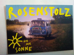 Carte Postale Bus Barkas Rosenstol Allemagne - Voitures De Tourisme