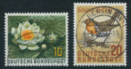 BRD BUND 1957 Nr 274-275 Zentrisch Gestempelt X642682 - Gebraucht