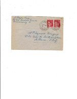 29 DOUARNENEZ Cachet Simple Couronne 5/01/1941  S/ YT 283 PAIX -  En Arrivée/Flamme FLIER 7 LO LE HAVRE 1380 - Manual Postmarks